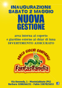 FRONTE STAMPA PARCO INAUGfantasilandia BASE GIALLA